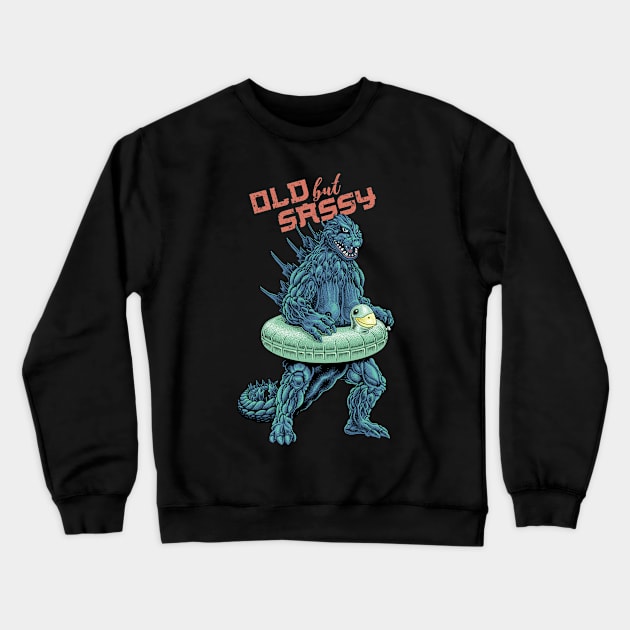 OLD BUT SASSY Crewneck Sweatshirt by ADAMLAWLESS